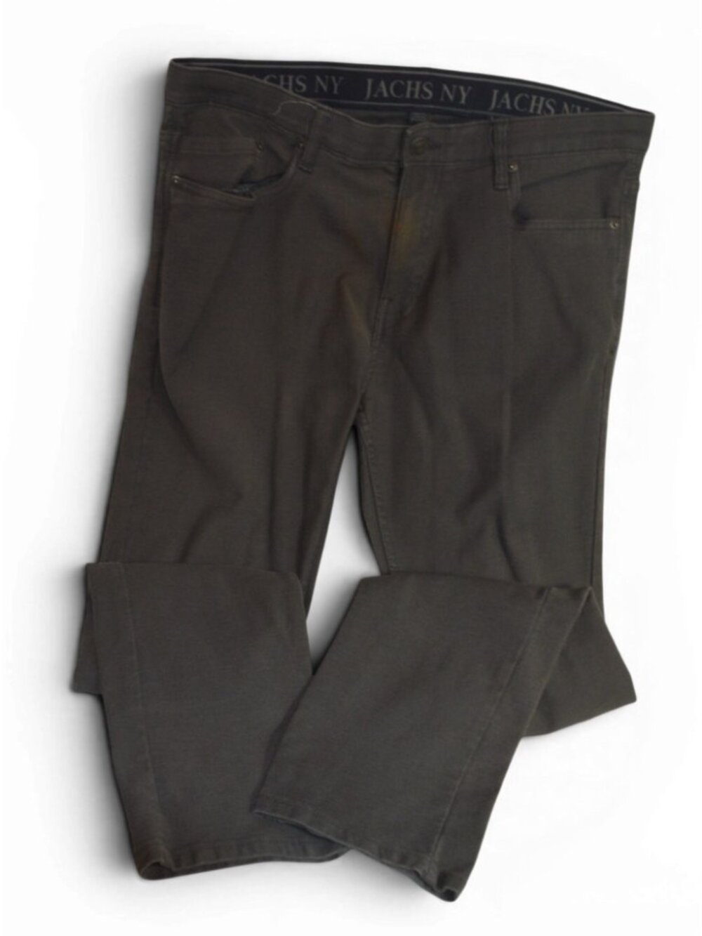 JACHS NY Mens Gray Skinny Jeans W36 L34 Stretch Slim Fit Casual Pants